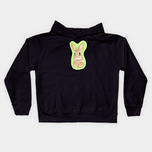 Glowing Rabbit Painting Art Kids Hoodie